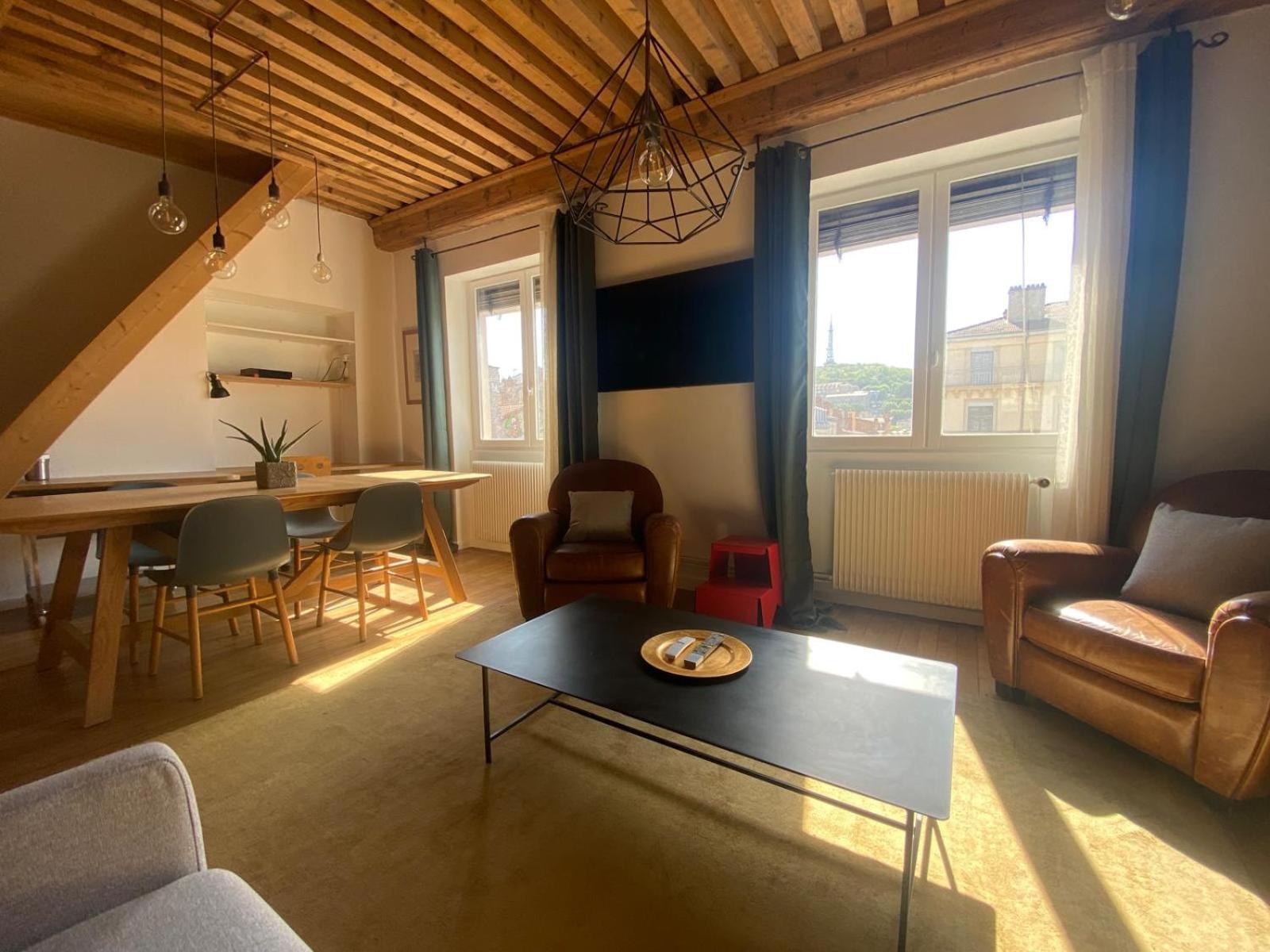 Appartement T3 Hyper Centre De Lyon, Super Vue Fourviere エクステリア 写真